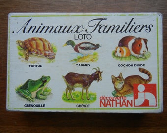 Nathan~ Animal Bingo or Animaux Familiers