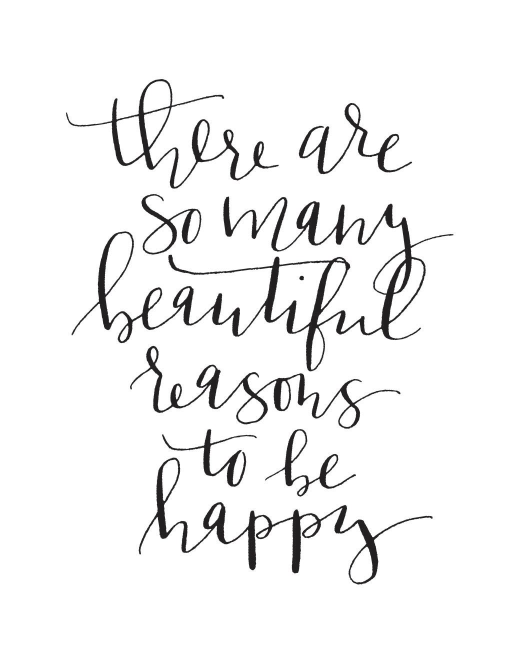 Reasons To Be Happy Download Print