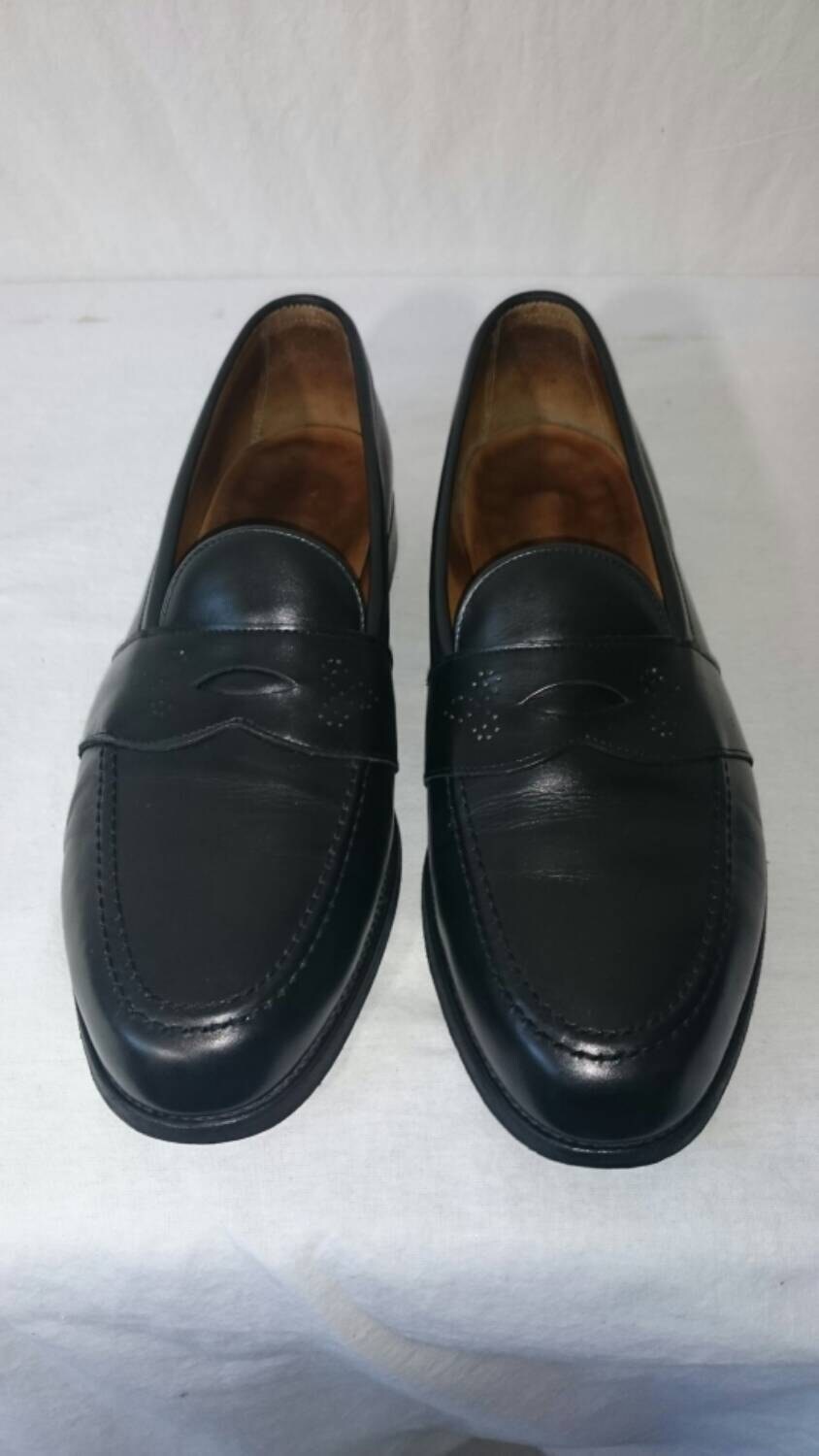 mens black loafers 10.5