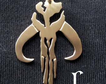 Mandalorian pendant from Star Wars (brass - totally handmade)