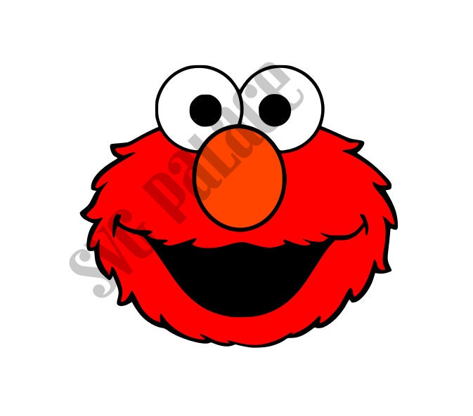 Elmo Face SVG Cut File. Cricut Explore. SCAL. MTC. by SVGPalace