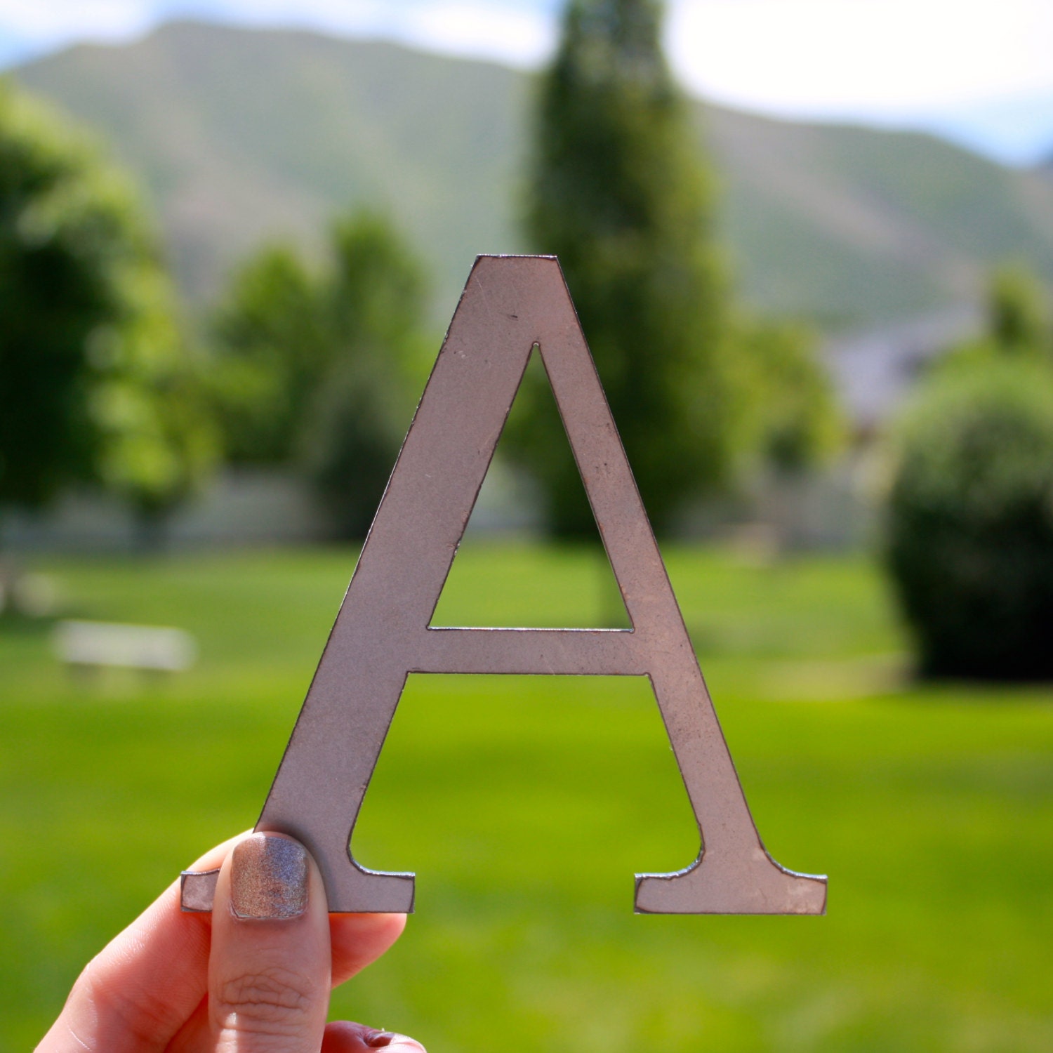 Classic 4 Capital Laser Cut Metal Letters