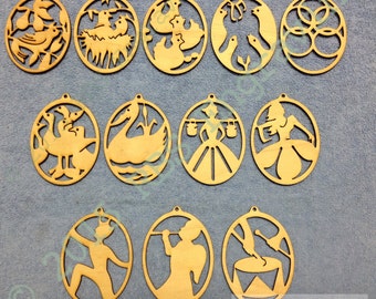 12 Days of Christmas Ornaments
