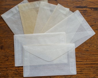Vintage Glassine Envelopes