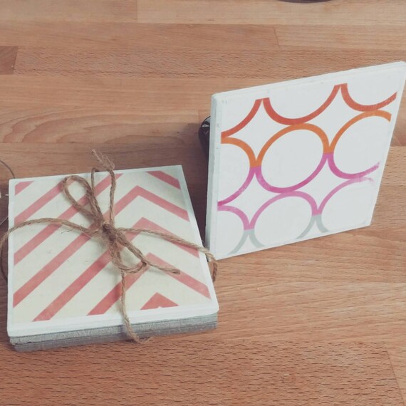 Ceramic drink coasters/Drink by BelleLys on Etsy