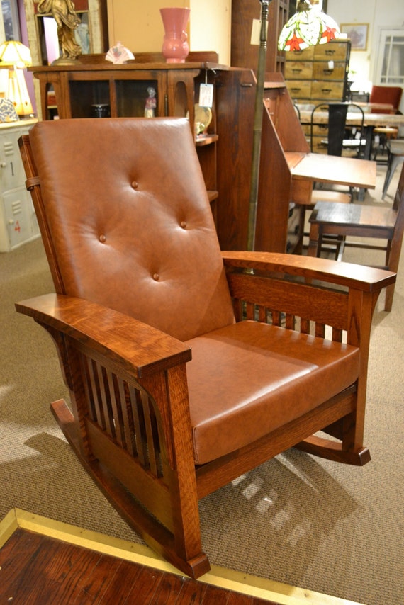 Mission Solid Quarter Sawn Oak Leather by