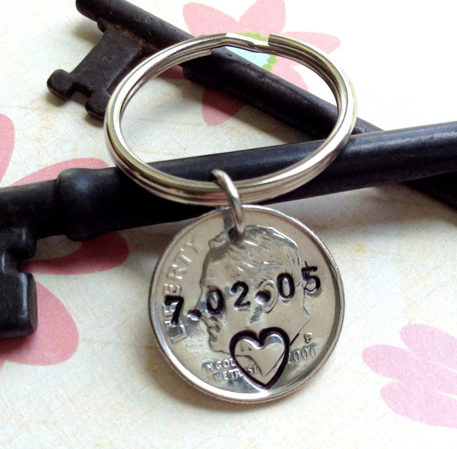 Gifts For 10 Yr Anniversary
 10 Year Anniversary Keychain 10th Anniversary Gifts for Men