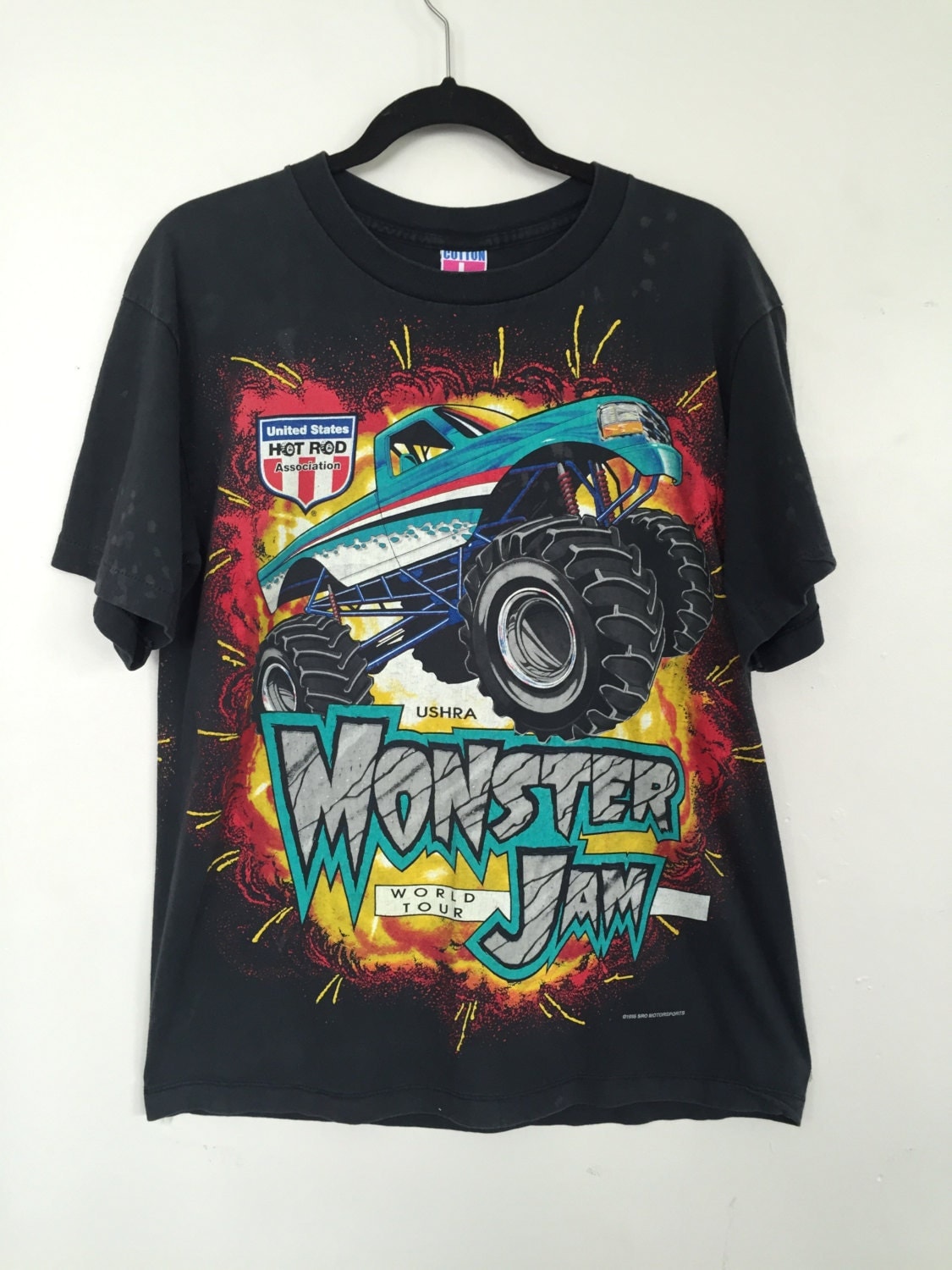 vintage t shirt 90s Monster Jam shirt monster truck by CottonFever