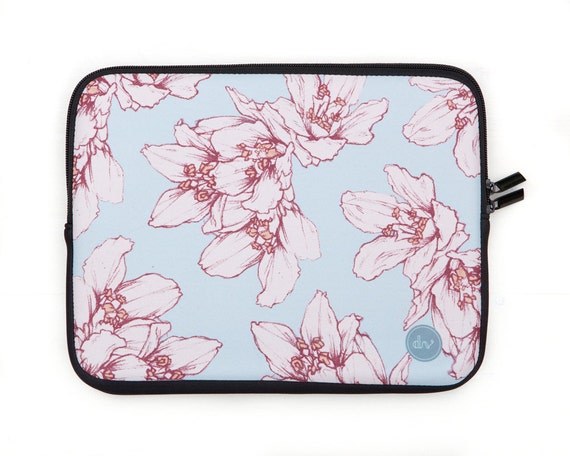 Cherry blossom laptop case by Designvonal // on introductory SALE // 30 ...