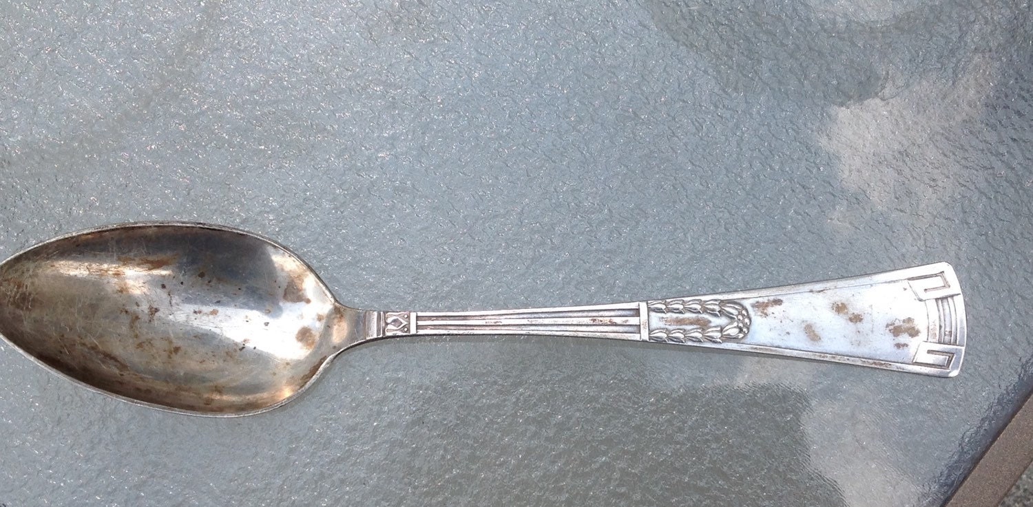 Vintage Silver Serving Spoon 800 Silver, 120 gms, Vintage Silver Spoon