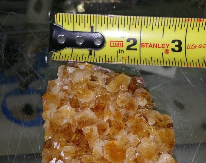 Citrine Crystal Cluster from Brazil- Deep Orange 4 inch cluster Citrine Crystal \ Raw Citrine \ Healing Stone \ Natural Citrine \ Citrine