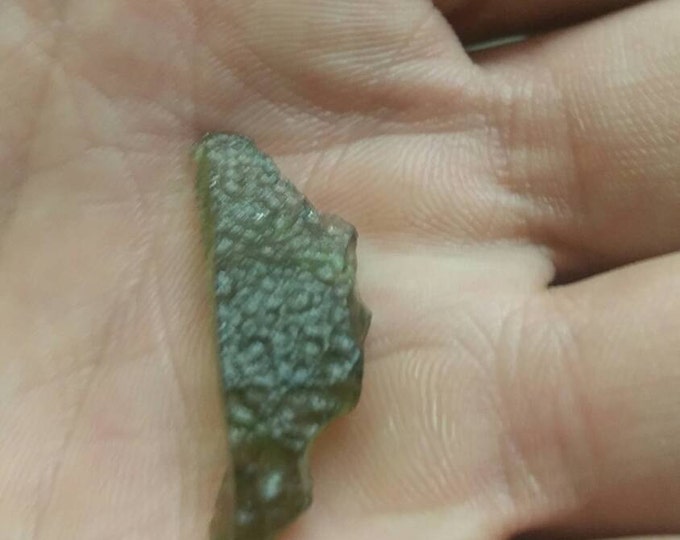 Moldavite Crystal Tektite Natural from Czech Repulic- 1.4-1.6 gram specimen (1) piece Healing Crystals \ Reiki \ Healing Stone \ Reiki