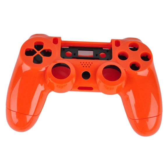 Orange PS4 controller by PunkerGameMods on Etsy
