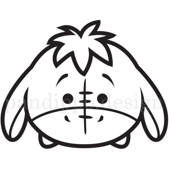 eeyore tsum tsum inspired vinyl decal by pandippodesign on etsy eeyore tsum tsum inspired vinyl decal by pandippodesign on etsy