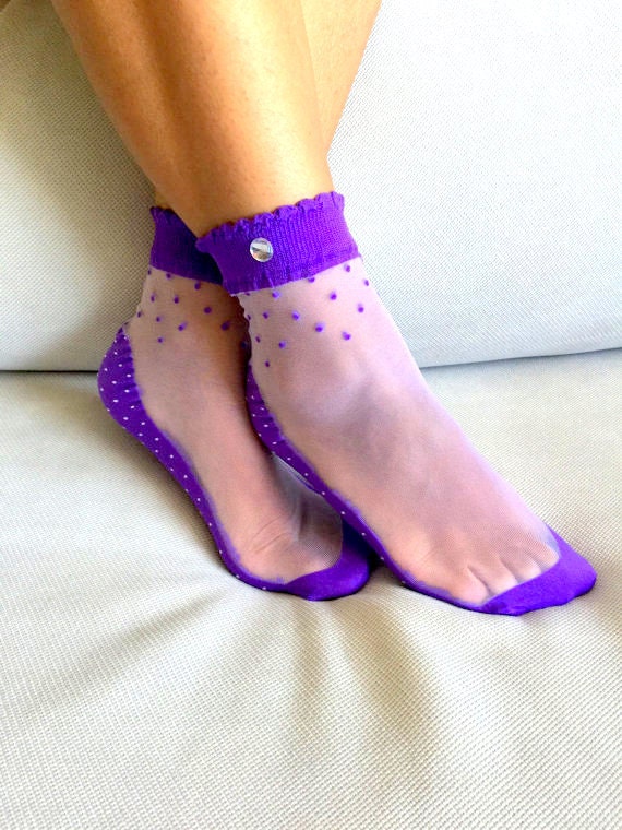 Ankle Nylon Socks Cam With Her