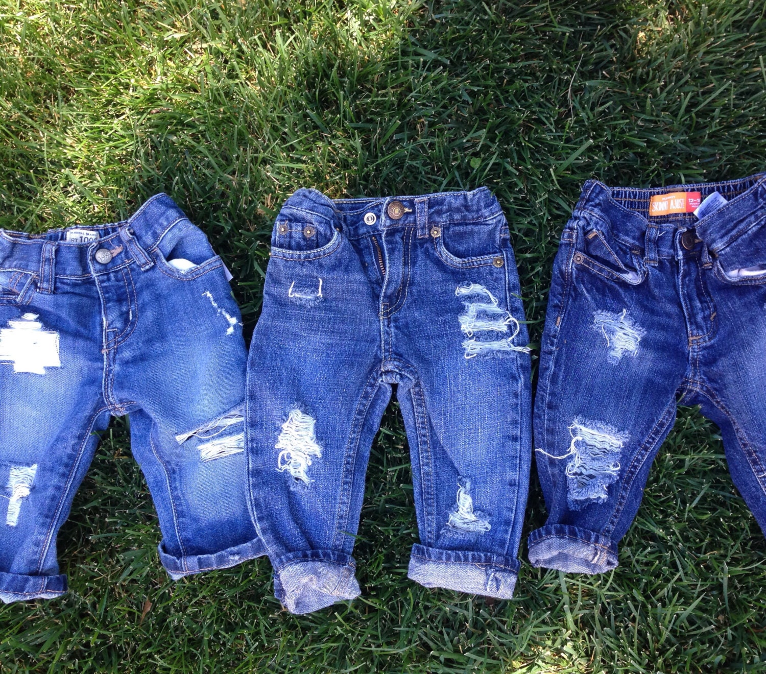 distressed baby girl jeans