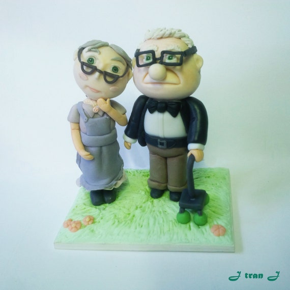 Carl And Ellie Cake Topper Carl And Ellie Cake Topper
