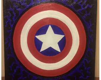 captain america shield ornament