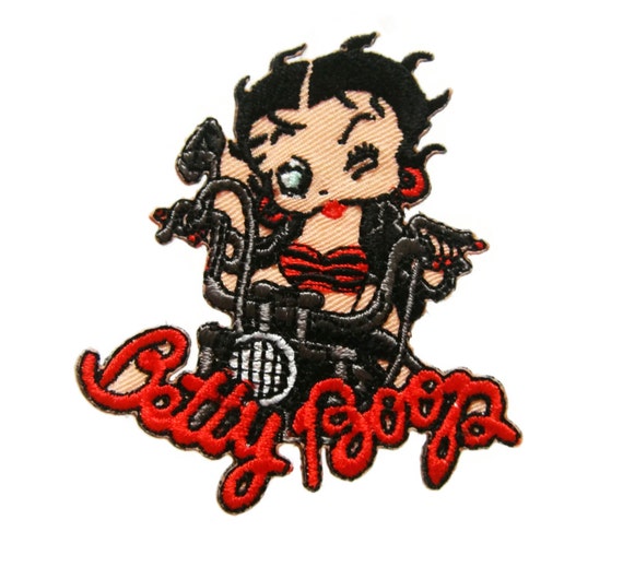 Betty Boop Embroidered Applique Iron on Patch by DIYMINT on Etsy