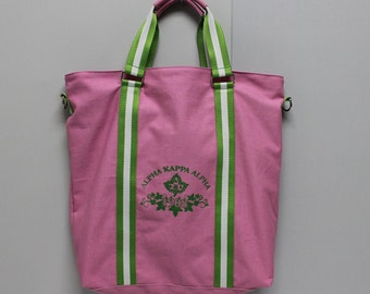 Alpha Kappa Alpha (AKA) Canvas tote