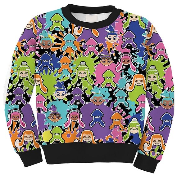 Splatoon d'inspiration Sweatshirt pull chandail par