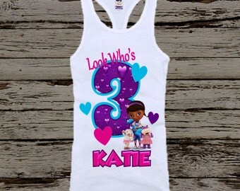Doc McStuffins Birthday Shirt - Doc McStuffins Tank Top Available