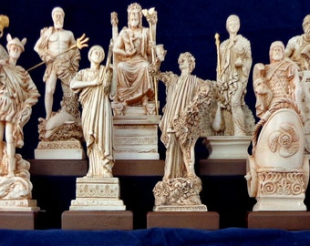 12 Olympian gods Set Statues, Greek Pantheon NEW