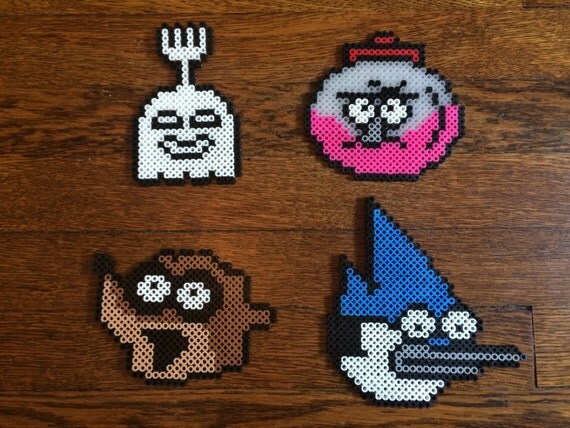 Items Similar To Regular Show Perler Bead Art On Etsy