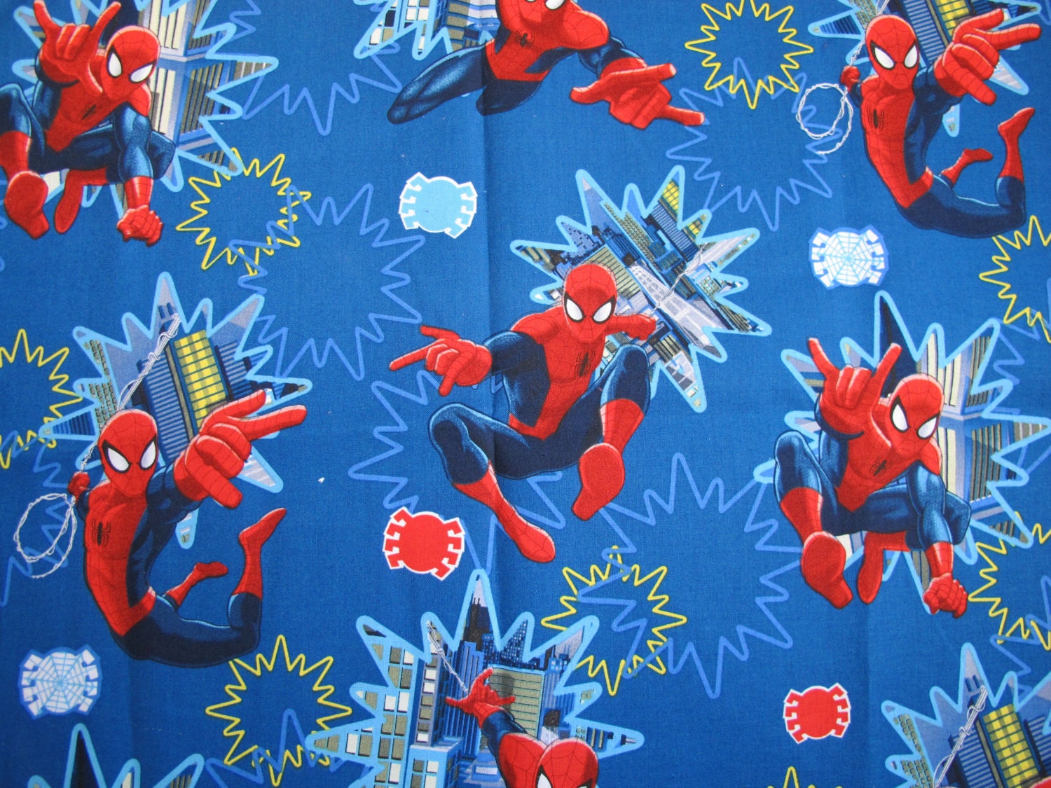 Marvel's Spiderman Fabric Fat Quarter 20x21