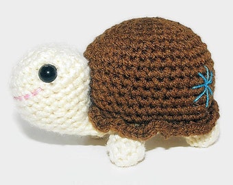 Crocheted Turtle Binkie