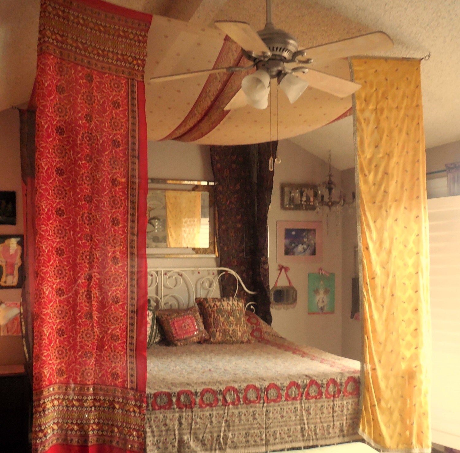 Bohemian Gypsy Bed Canopy