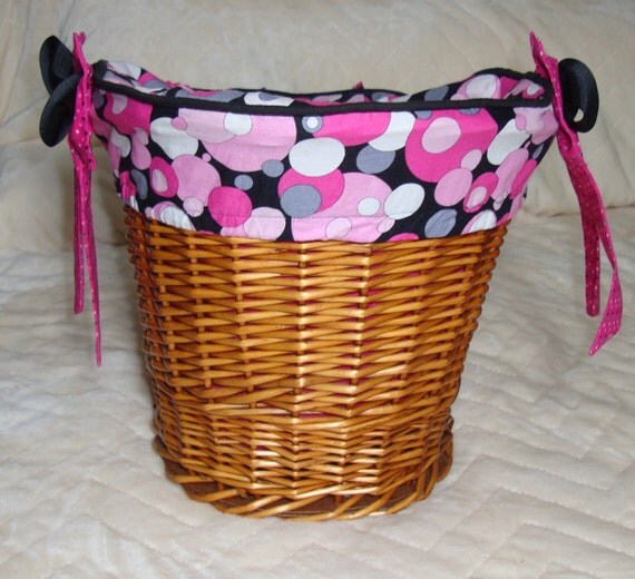 Bicycle Basket Liner for Dogs Pets Includes by rendachs on Etsy