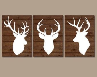 Wood Plank Wall Art deer wall art | etsy Wood Plank Wall Art deer wall art | etsy