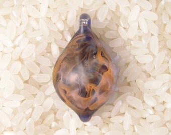 EMBLEM Lampworked Borosilicate Glass Pendant