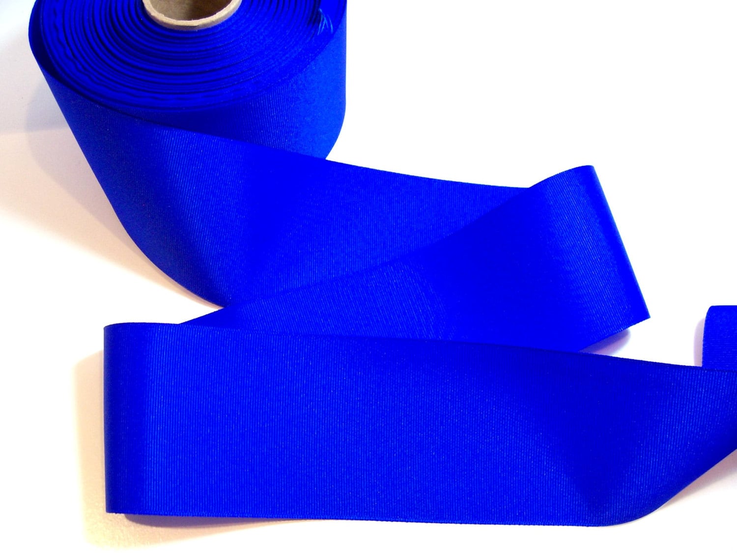Blue Bow for Hair - Grosgrain Ribbon Bow - wide 7