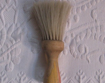 Neck Duster Brush . Barber Brush . vintage brush
