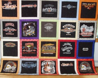 CUSTOM ORDERS for 25 square Tshirt Quilt using  XL 15" squares Queen/King size