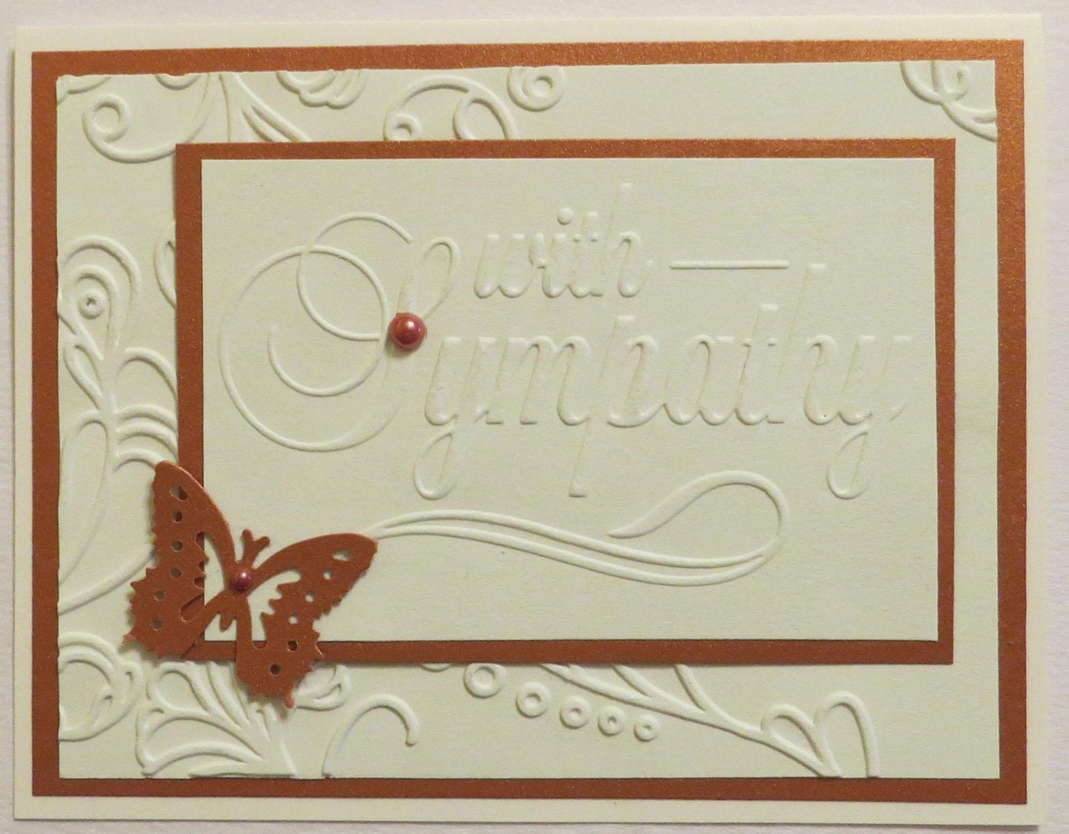 Darice A2 Embossing Folder With Sympathy 1218121 from ClearbagsRUs on Etsy Studio