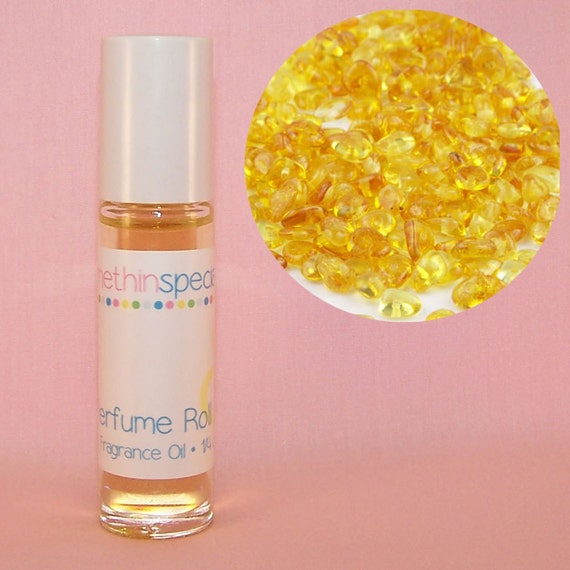 Amber Perfume Roll On Amber Musk Vanilla By Somethinspecial