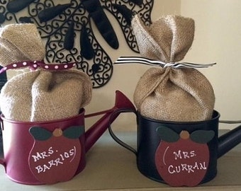 Apple Watering Can - Personalized Teacher Gift
