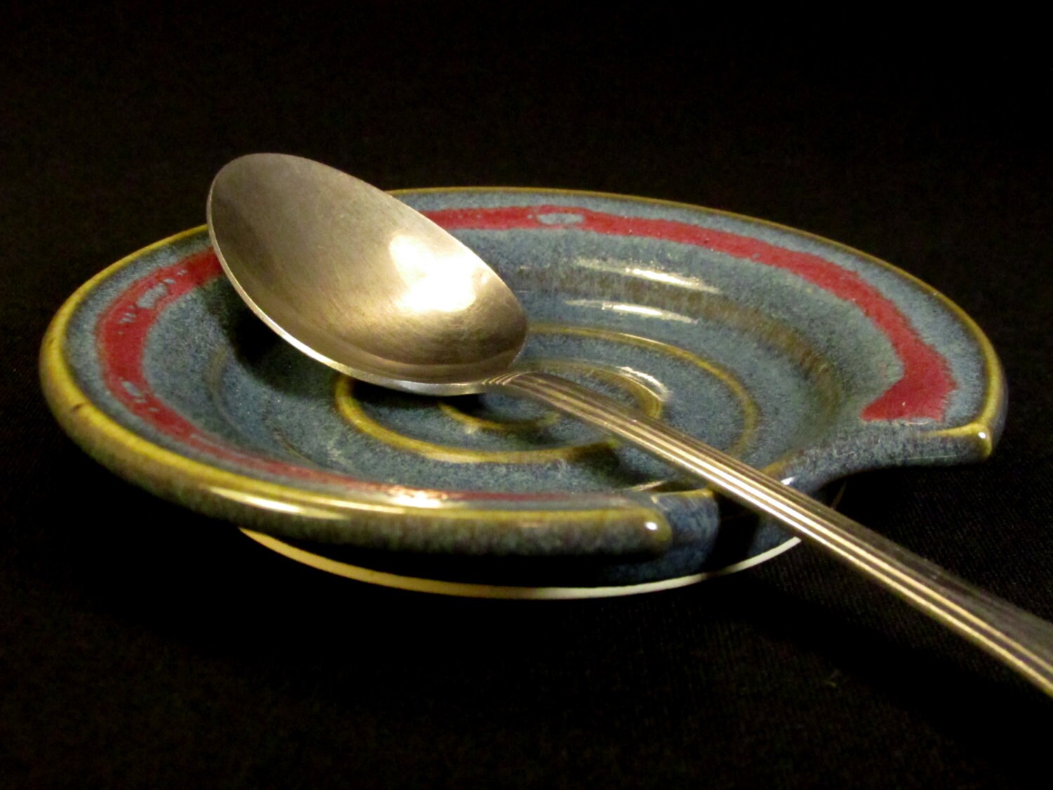 Spoonrest Brown Spoon Rest SpoonHolder by DougSmithPottery