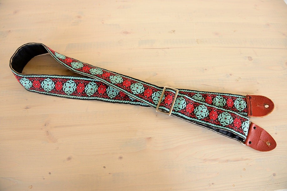 tap finger guitar on to how 8 Guitar Vintage thenthereandnow by Lee Bobby Ace Style Strap