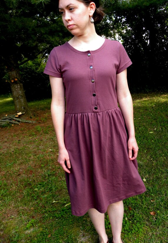 Vintage County Fair: Dress Organic Cotton Gathered Dress Women's ...