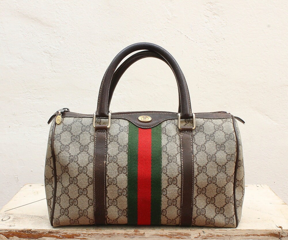 vintage GUCCI doctor bag speedy tote authentic by shopiverlee