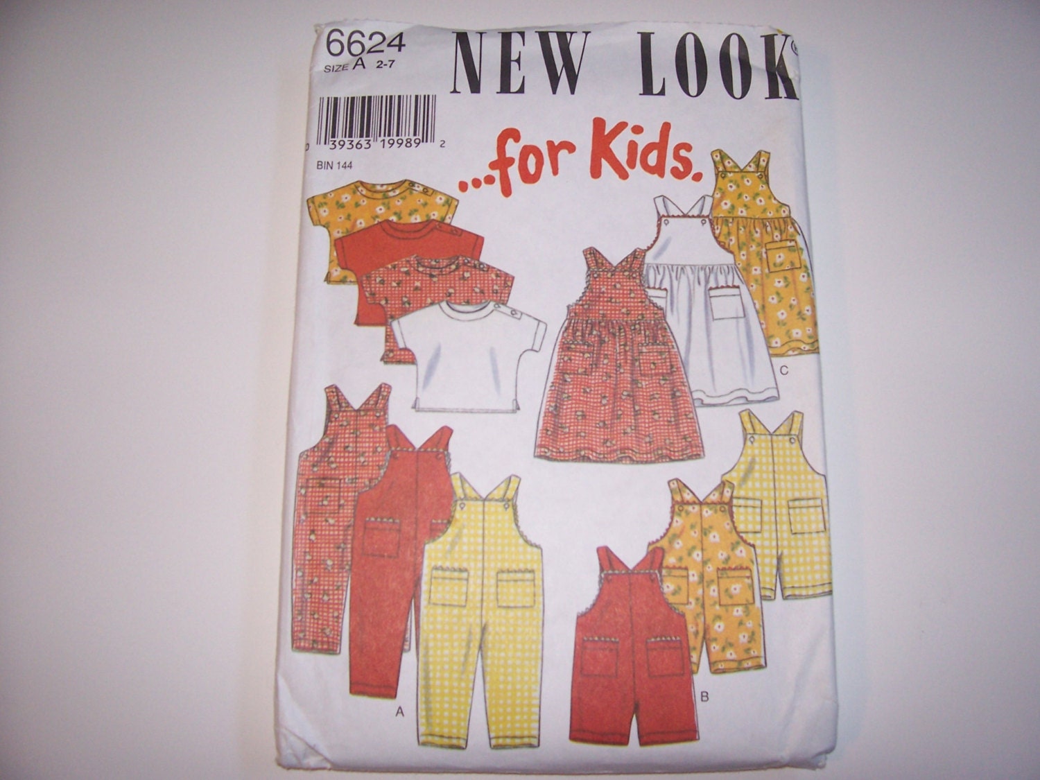 NEW LOOK PATTERN for Kids pattern 6624 by twomuchgirlstuff