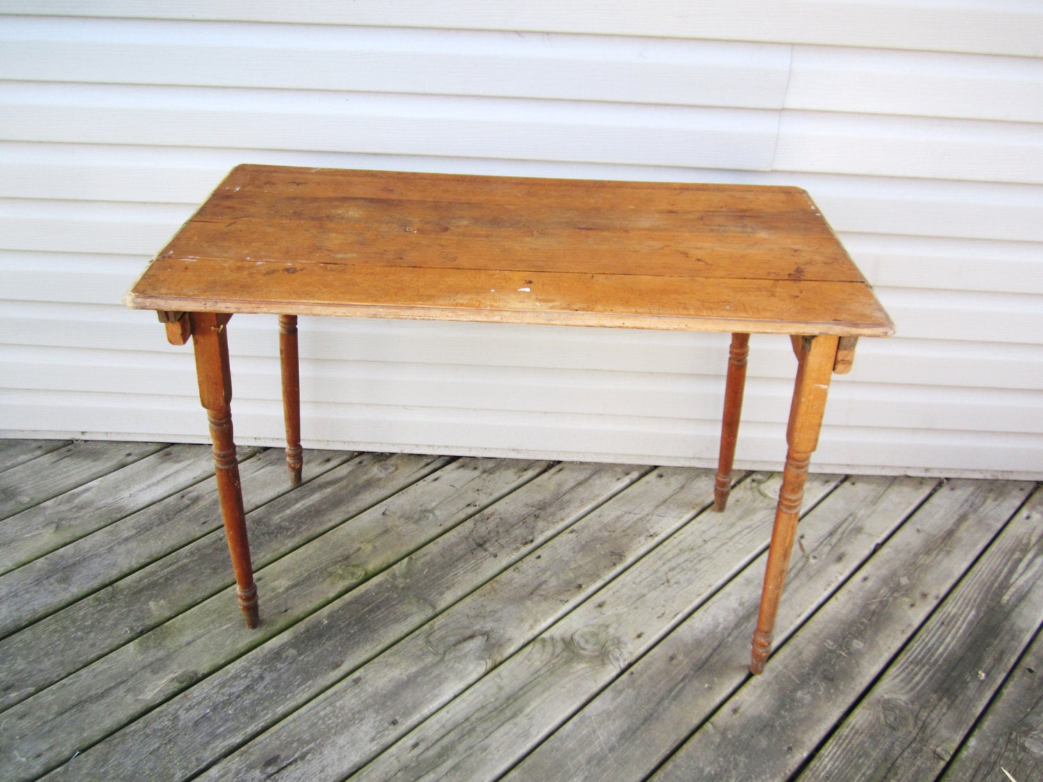Antique wooden Sewing Table – Haute Juice