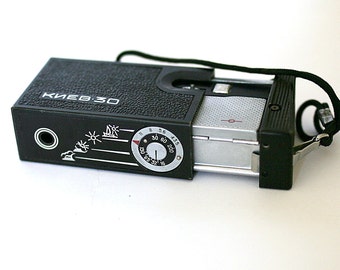 Mini Pocket Camera Kiev 30 Lomo Vintage Camera 1970s 1980s from Russia Soviet Union USSR