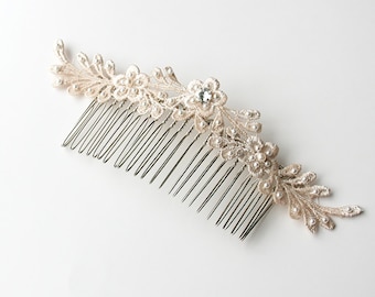 Lace Hair Comb, Wedding Hair Comb, Bridal Hairpiece