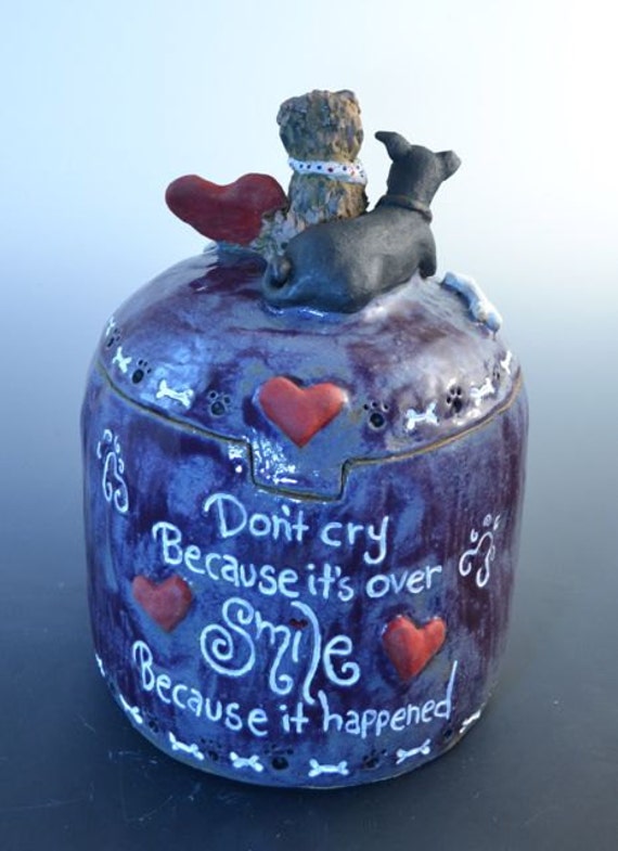 Dog Urn Pet Urn Custom Dog Urn Custom Pet by MonsterHollowStudios