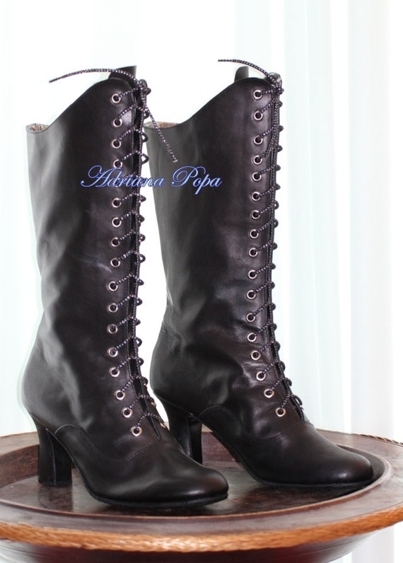 Victorian Boots Victorian Style Heeled Boots Ankle boots